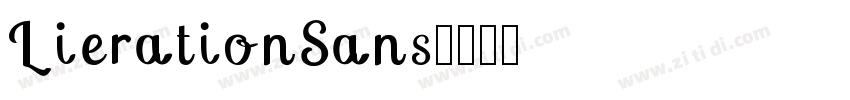 LierationSans字体转换