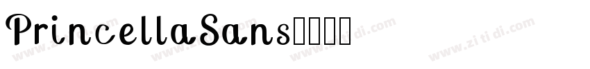PrincellaSans字体转换