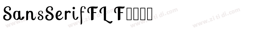 SansSerifFLF字体转换