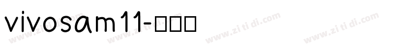 vivosam11字体转换