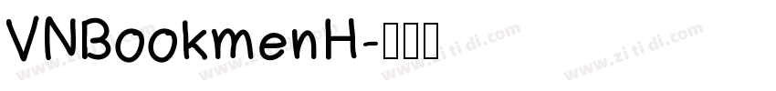 VNBookmenH字体转换