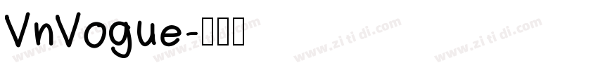 VnVogue字体转换