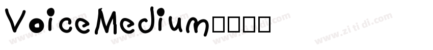 VoiceMedium字体转换 VoiceMedium字体转换
