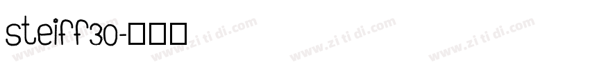 steiff30字体转换