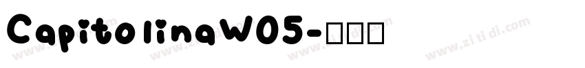 CapitolinaW05字体转换