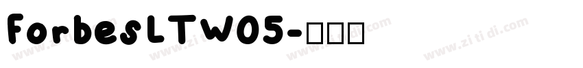 ForbesLTW05字体转换