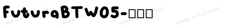 FuturaBTW05字体转换