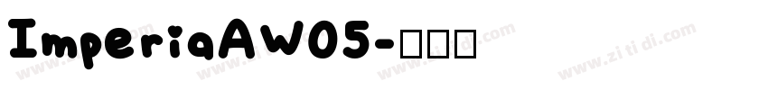 ImperiaAW05字体转换