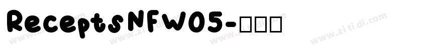 ReceptsNFW05字体转换
