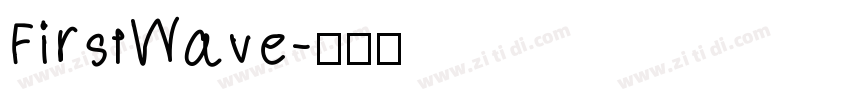 FirstWave字体转换
