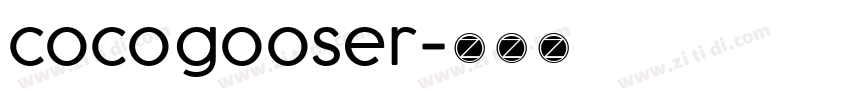 cocogooser字体转换