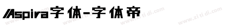 Aspira字体字体转换