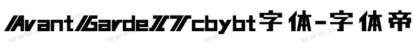 AvantGardeITcbybt字体字体转换