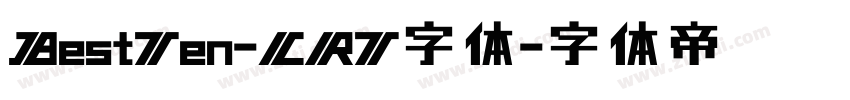 BestTen-CRT字体字体转换