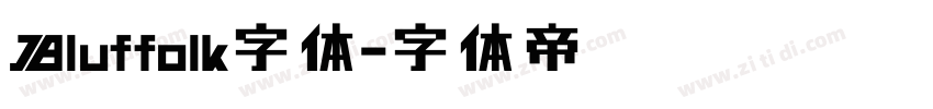 Bluffolk字体字体转换