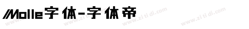 Molle字体字体转换