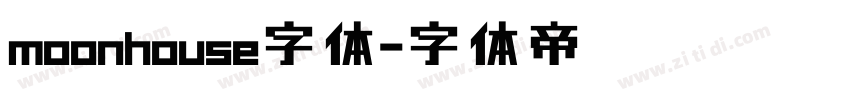moonhouse字体字体转换