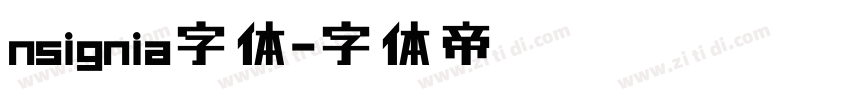 nsignia字体字体转换