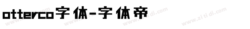 otterco字体字体转换
