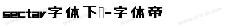 sectar字体下载字体转换