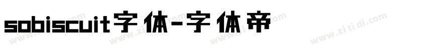 sobiscuit字体字体转换