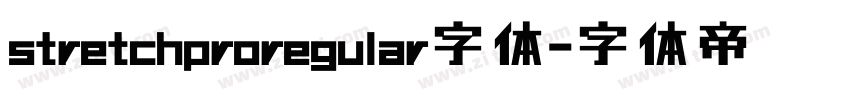 stretchproregular字体字体转换