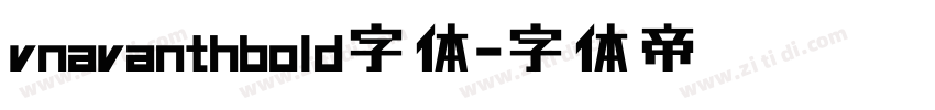 vnavanthbold字体字体转换