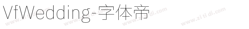 VfWedding字体转换