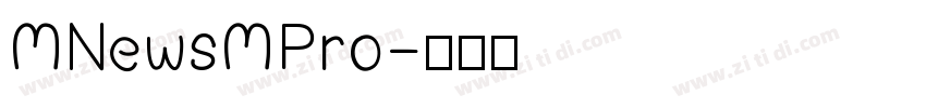 MNewsMPro字体转换