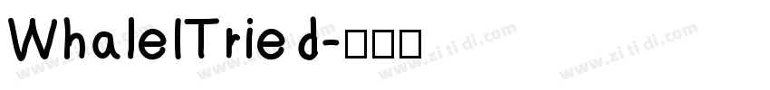 WhaleITried字体转换