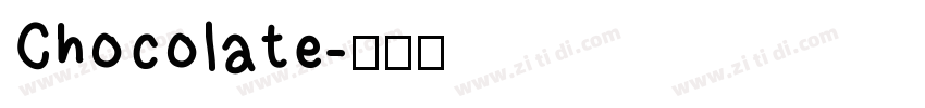 Chocolate字体转换