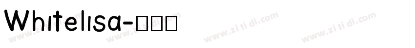 Whitelisa字体转换