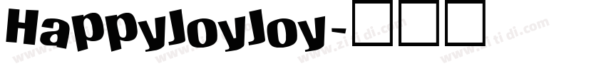 HappyJoyJoy字体转换