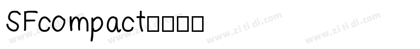 SFcompact字体转换