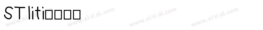 STliti字体转换