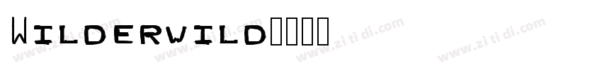 Wilderwild字体转换
