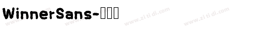 WinnerSans字体转换