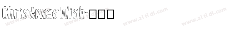 ChristmasWish字体转换