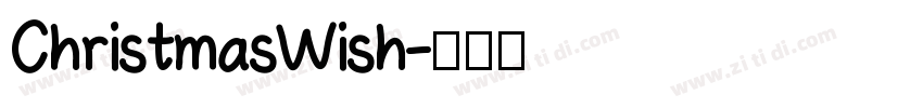ChristmasWish字体转换
