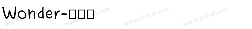 Wonder字体转换