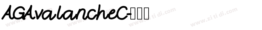 AGAvalancheC字体转换