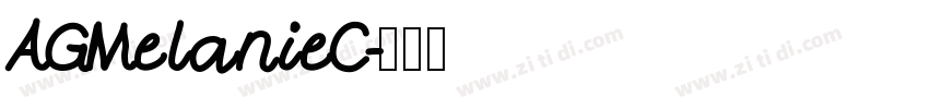 AGMelanieC字体转换