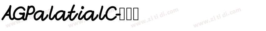 AGPalatialC字体转换