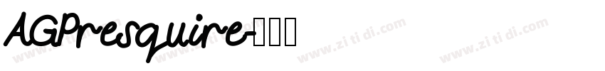 AGPresquire字体转换