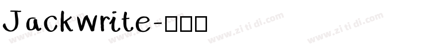 Jackwrite字体转换