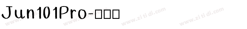 Jun101Pro字体转换
