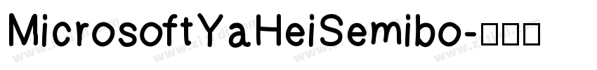 MicrosoftYaHeiSemibo字体转换