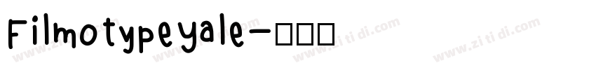 FilmotypeYale字体转换