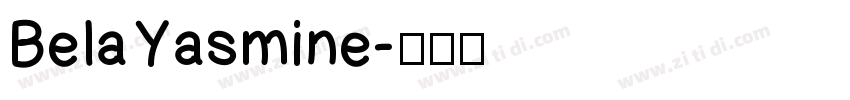 BelaYasmine字体转换
