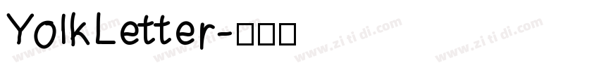 YolkLetter字体转换